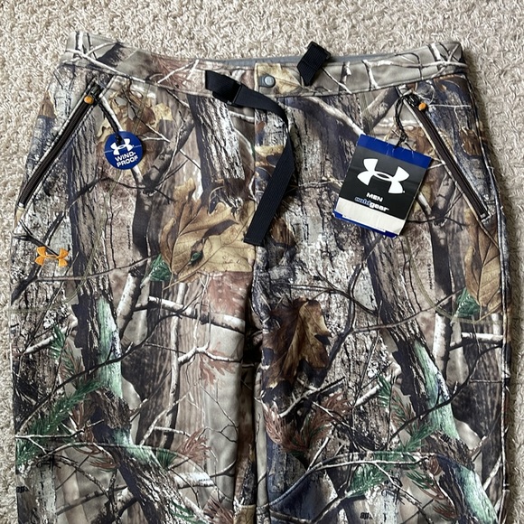 NWT Men’s Under Armour RealTree AP Camo Derecho Windproof ColdGear Pants SZXXL - Picture 3 of 11